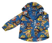 Tmavomodrá šusťáková jarní bunda s kapucí - Tlapkopvá patrola Nickelodeon