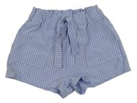 Lila-modré kostkované kraťasy H&M