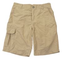 Okrové outdoorové kraťasy Tchibo