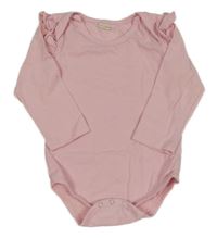 Světlerůžové body s volánky 