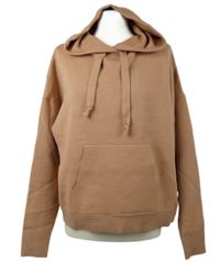 Dámský světleskořicový svetr s kapucí Primark 