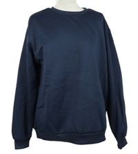 Pánská tmavomodrá zateplená mikina Manfinity