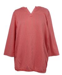 Dámská červeno-bílá proužkovaná halenka Cecil 