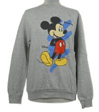 Dámská šedá mikina s Mickeym Disney 