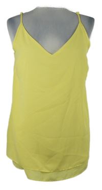 Dámský žlutý šifonový top George 
