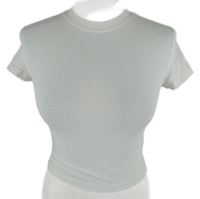 Dámské bílé crop tričko H&M