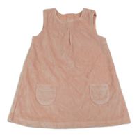 Světlerůžové sametové šaty M&S