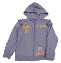 Fialová propínací mikina s Paw Patrol a kapucí Nickelodeon