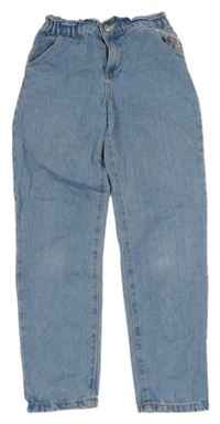 Modré rifle s kytičkami LC Waikiki