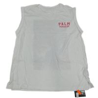 Nové - Bílý top s palmou Dunnes Stores