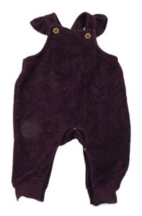 Lilkové sametové žebrované legíny Topomini