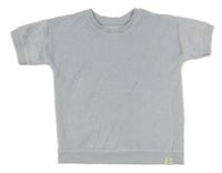 Světlemodré sametové tričko George