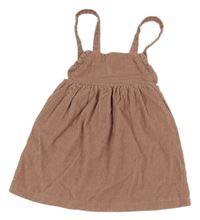 Růžové manšestrové šaty Kiabi