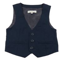 Tmavomodrá společenská vesta Rocha John Rocha