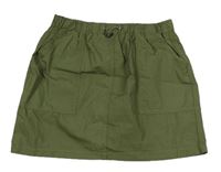Khaki plátěná sukně Next 
