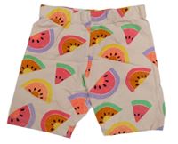 Broskvové elastické kraťasy s melouny Primark