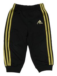 Černé sportovní kalhoty s logem Adidas