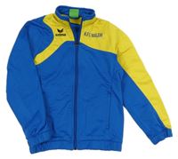 Modro-žlutá propínací mikina s logem Erima