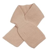 Světlerůžová pletená šála 