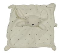 Bílý plyšový usínáček se zajíčkem 