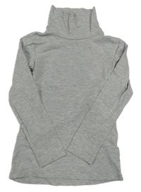 Šedé triko s rolákem Alive 