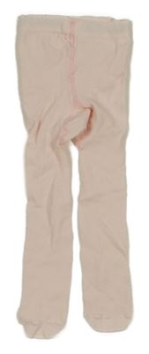 Světlerůžové punčocháče s volánky 