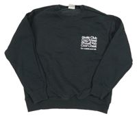 Tmavošedá mikina s nápisem Zara