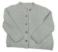 Šedý propínací svetr George 