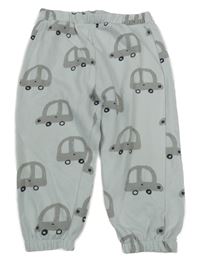 Bílé tepláky s auty F&F