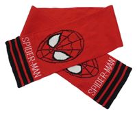 Červeno-černá pletená šála se Spider-manem Marvel