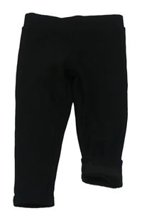 Černé teplákové zateplené legíny PRIMARK
