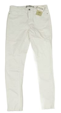 Bílé skinny rifle Denim Co.