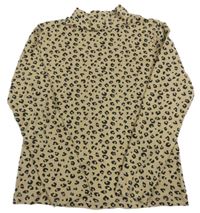 Béžovo-černý vzorovaný rolák H&M