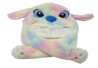 Duhová plyšová čepice - Stitch 