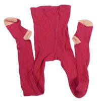 Malinovo-broskvové punčocháče