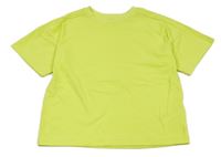 Neonově žluté melírované oversize tričko George