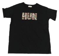 Černé tričko s army nápisem LIPSY LONDON