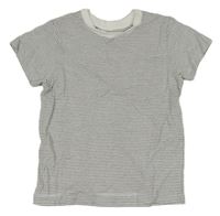 Bílo-černé pruhované tričko Matalan