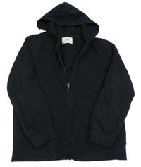 Černá propínací mikina s kapucí C&A