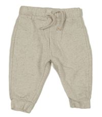 Smetanovo-světlebéžové melírované tepláky F&F