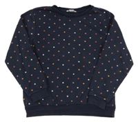Tmavomodrá mikina s hvězdičkami H&M