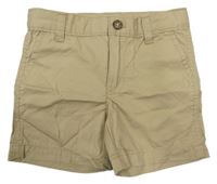 Béžové chino plátěné kraťasy carter's
