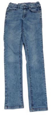 Modré plísňové skinny rifle S. Oliver