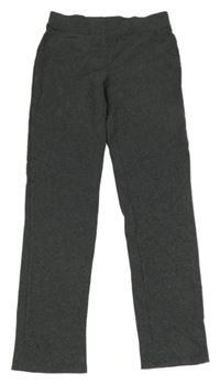 Tmavošedé melírované teplákové kalhoty M&S