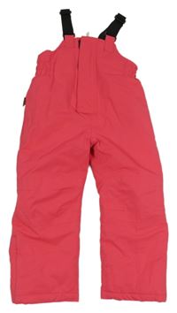 Tmavorůžové šusťákové laclové oteplovačky Topolino