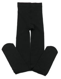 Černé thermo punčocháče Lupilu