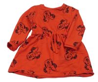 Červené teplákové šaty s Minnie George