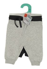 Nové - 2x tepláky - Šedé melírované + tmavošedé Primark