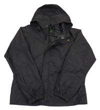 Černá šusťáková funkční bunda s kapucí Mountain Warehouse