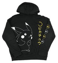 Černá mikina s Pikachu a kapucí M&S